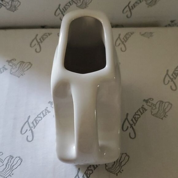 Fiestaware Fiesta CERAMIC Pitcher Mini Disk White CONTAINER - Picture 9 of 13